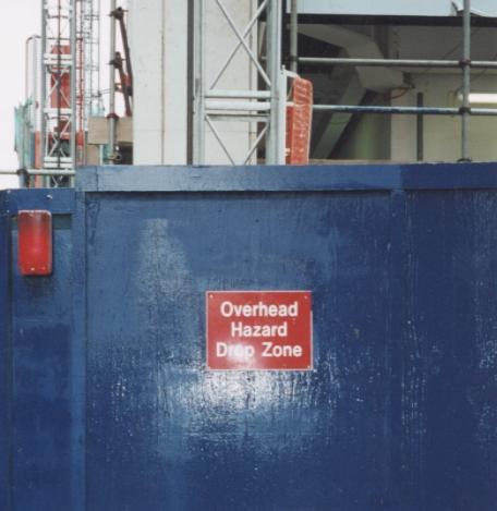 Overhead Hazard.  Deep Zone