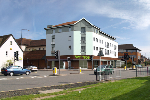 Architects impression of the west elevation
