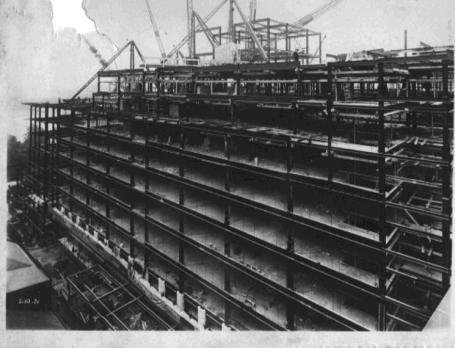 20 October 1931. Shell Mex House building in progress